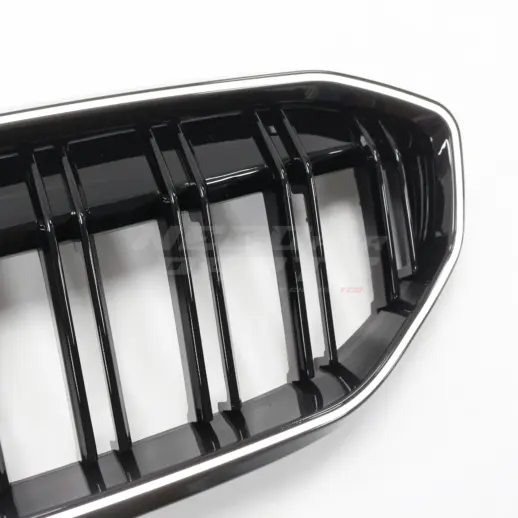 LED Double Line Grille For BMW 3 Series G20/G21 Pre-LCI Standard & M Sport & M340d & M340i Only – M Performance Look, Gloss Black