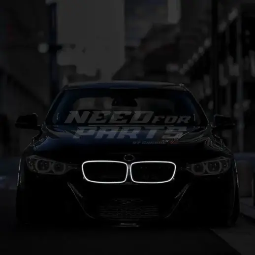 LED Double Line Grille For BMW 5 Series F10/F11 Standard & M Sport & M550d Only – M Performance Look, Gloss Black