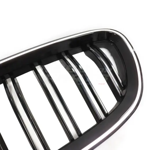 LED Double Line Grille For BMW 5 Series F10/F11 Standard & M Sport & M550d Only – M Performance Look, Gloss Black