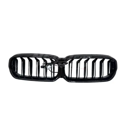 LED Double Line Grille For BMW 5 Series G30/G31 LCI Standard & M Sport & M550i Only – M Performance Look, Gloss Black