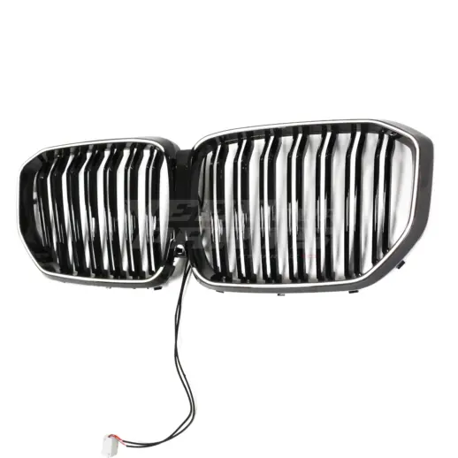 LED Double Line Grille For BMW X5 F95/G05 Pre-LCI Standard & M Sport & M50d & M50i & X5M Only – M Performance Look, Gloss Black
