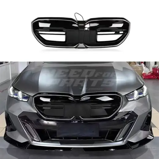 LED Grille For BMW 5 Series G60/G61 Standard & M Sport Only – M Performance Look, Gloss Black