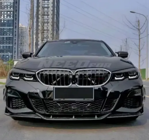 LED Single Line Grille For BMW 3 Series G20/G21 Pre-LCI Standard & M Sport & M340d & M340i Only – M Performance Look, Gloss Black
