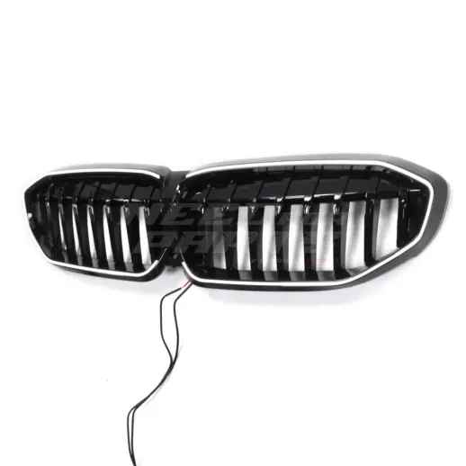 LED Single Line Grille For BMW 3 Series G20/G21 Pre-LCI Standard & M Sport & M340d & M340i Only – M Performance Look, Gloss Black