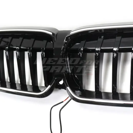 LED Single Line Grille For BMW 3 Series G20/G21 Pre-LCI Standard & M Sport & M340d & M340i Only – M Performance Look, Gloss Black