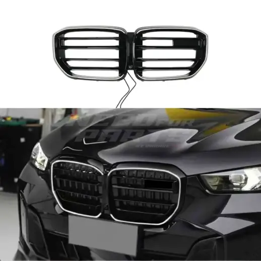LED Single Line Grille For BMW X5 F95/G05 LCI Standard & M Sport & M60i & X5M Only – X5M Look, Gloss Black