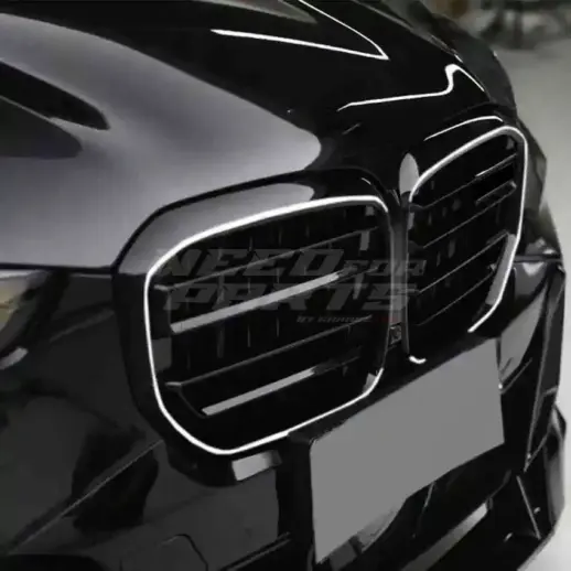 LED Single Line Grille For BMW X5 F95/G05 LCI Standard & M Sport & M60i & X5M Only – X5M Look, Gloss Black