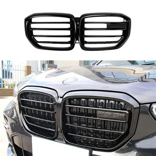 LED Single Line Grille For BMW X5 F95/G05 Pre-LCI Standard & M Sport & M50d & M50i & X5M Only – M Performance Look, Gloss Black