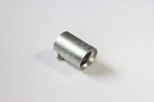 Matte Silver Exhaust Tip 89mm