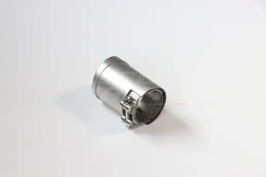 Matte Silver Exhaust Tip 89mm