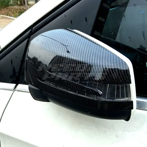 Mirror Covers For Mercedes A Class/B Class/CLA Class/E Class/GLA Class A207/C117/C207/S212/W176/W212/W246/X117/X156 Standard & AMG Line & GLA45 AMG & A45 AMG & CLA45 AMG & E63 AMG Only – AMG Look, Carbon Look