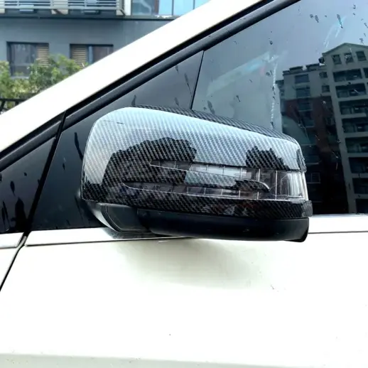 Mirror Covers For Mercedes A Class/B Class/CLA Class/E Class/GLA Class A207/C117/C207/S212/W176/W212/W246/X117/X156 Standard & AMG Line & GLA45 AMG & A45 AMG & CLA45 AMG & E63 AMG Only – AMG Look, Carbon Look