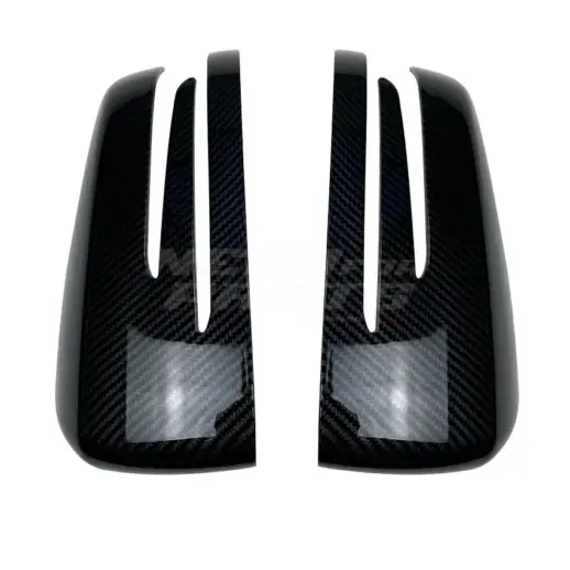 Mirror Covers For Mercedes A Class/B Class/CLA Class/E Class/GLA Class A207/C117/C207/S212/W176/W212/W246/X117/X156 Standard & AMG Line & GLA45 AMG & A45 AMG & CLA45 AMG & E63 AMG Only – AMG Look, Carbon Look