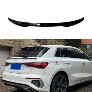 Mid Spoiler Voor Audi A3 8Y (Sportback) – Sport Look, Hoogglans Zwart