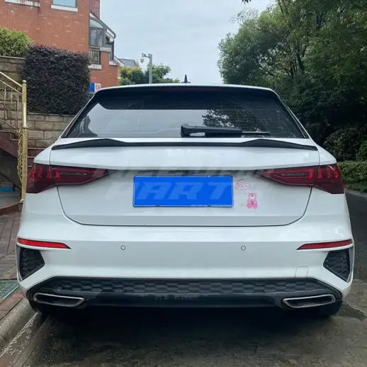 Mid Spoiler For Audi A3/A3 S Line/S3/RS3 8Y (Allstreet & Sportback) – Sport Look, Gloss Black