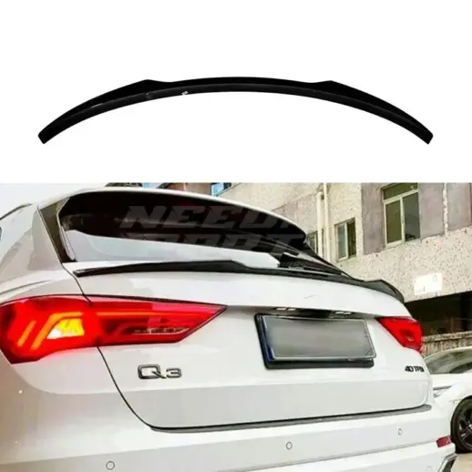 Mid Spoiler For Audi Q3/Q3 S Line/RSQ3 F3 (Sportback) (2019-present) – Sport Look, Gloss Black