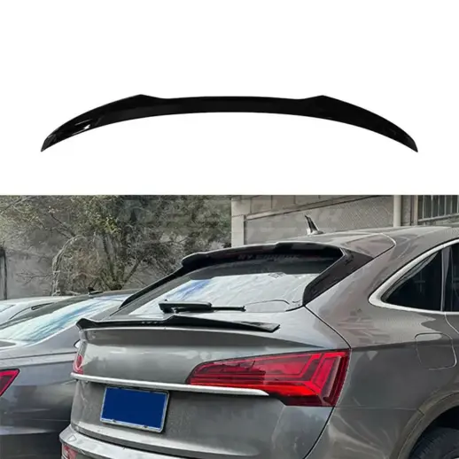 Mid Spoiler For Audi Q5/Q5 S Line/SQ5 FY (Sportback) (2020-present) Facelift – Sport Look, Gloss Black