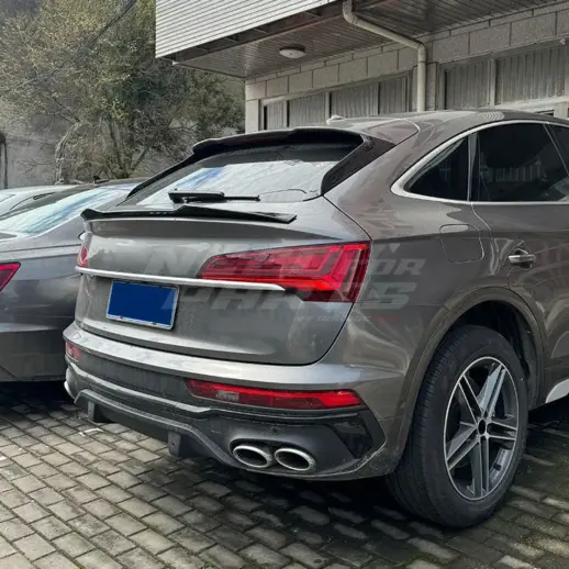 Mid Spoiler For Audi Q5/Q5 S Line/SQ5 FY (Sportback) (2020-present) Facelift – Sport Look, Gloss Black