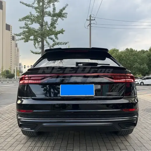 Mid Spoiler For Audi Q8/Q8 S Line/SQ8/RSQ8 4M (SUV) – Sport Look, Gloss Black