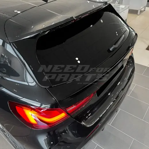 Mid Spoiler For BMW 1 Series F40 (2019-2024) Standard & M Sport & M135i Only – Racing Look, Gloss Black