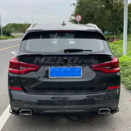 Mid Spoiler For BMW X3 G01 Standard & M Sport & M40i & M40d Only – M Performance Look, Gloss Black
