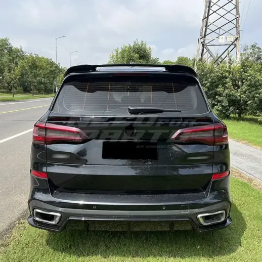 Mid Spoiler For BMW X5 G05 Standard & M Sport & M60i & M50i & M50d Only – M Performance Look, Gloss Black