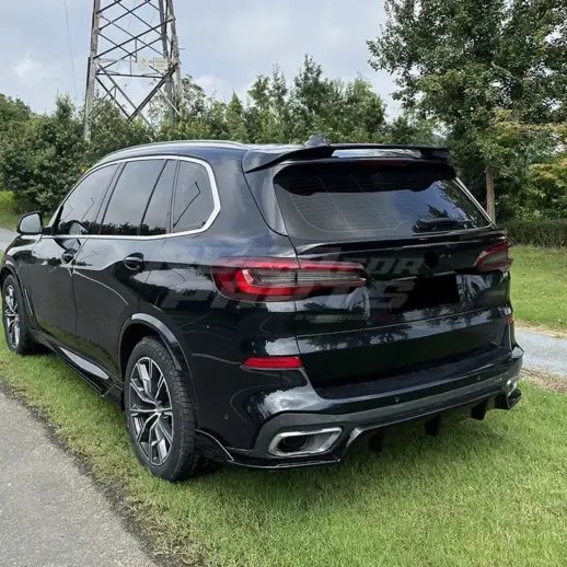 Mid Spoiler For BMW X5 G05 Standard & M Sport & M60i & M50i & M50d Only – M Performance Look, Gloss Black