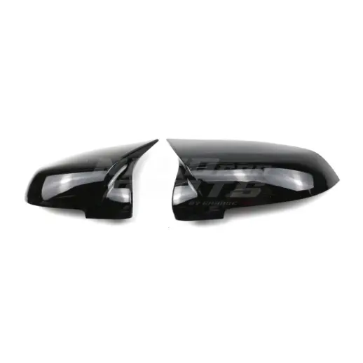 Mirror Covers For BMW 1 Series/2 Series/3 Series/4 Series/X1 E84/F20/F21/F22/F23/F30/F31/F32/F33/F36 Standard & M Sport & M135i & M140i & M235i & M240i Only – M Performance Look, Gloss Black