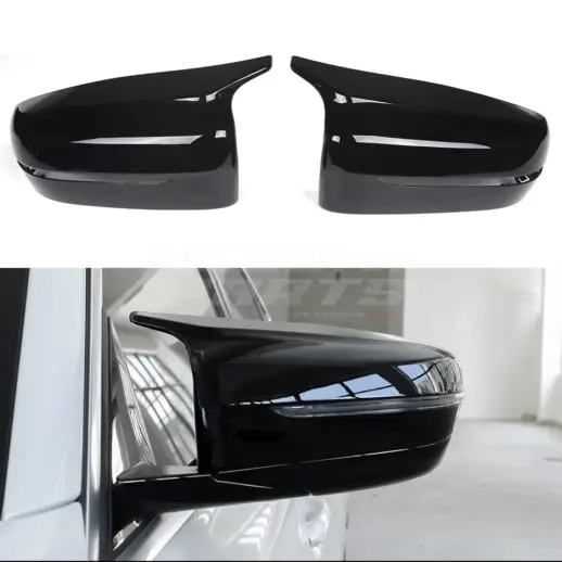 Mirror Covers For BMW 3 Series/5 Series/7 Series/8 Series G11/G12/G14/G15/G16/G20/G21/G30/G31 Standard & M Sport & M340d & M340i & M550d & M550i & M760Li & M850i Only – M Performance Look, Gloss Black