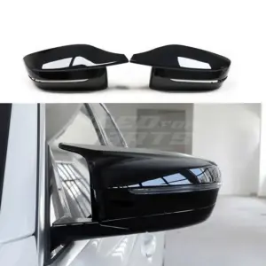 Mirror Covers Voor BMW 4 Series G26/G23/G22 Standard & M Sport & M440i & M440d – M Performance Look, Hoogglans Zwart