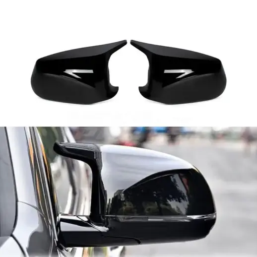 Mirror Covers For BMW 5 Series F10/F11 Pre-LCI Standard & M Sport & M550d Only – M Performance Look, Gloss Black
