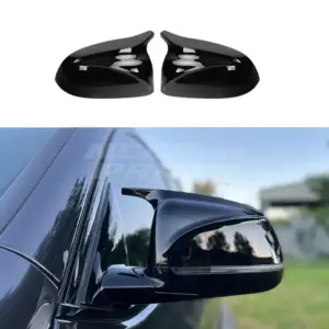 Mirror Covers (Vervangend) Voor BMW X3/X4/X5/X6/X7 – M Performance Look, Hoogglans Zwart