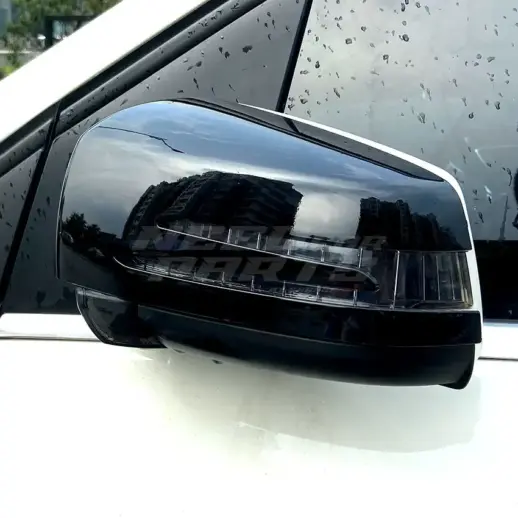 Mirror Covers For Mercedes A Class/B Class/CLA Class/E Class/GLA Class A207/C117/C207/S212/W176/W212/W246/X117/X156 Standard & AMG Line & GLA45 AMG & A45 AMG & CLA45 AMG & E63 AMG Only – AMG Look, Gloss Black