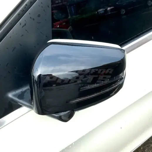 Mirror Covers For Mercedes A Class/B Class/CLA Class/E Class/GLA Class A207/C117/C207/S212/W176/W212/W246/X117/X156 Standard & AMG Line & GLA45 AMG & A45 AMG & CLA45 AMG & E63 AMG Only – AMG Look, Gloss Black