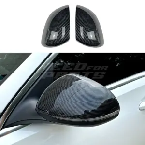 Mirror Covers (Overzet) Voor Mercedes C Class S206/W206 AMG Line & C43 AMG & C63 AMG – Sport Look, Carbon Look