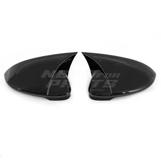 Mirror Covers For Volkswagen Golf 8/8.5 (Alltrack & Hatchback & Variant) GTD & GTE & GTI & R & R Line & Standard Only – Sport Look, Gloss Black