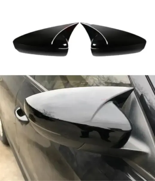 Mirror Covers For Volkswagen Polo 6 (Hatchback) – Sport Look, Gloss Black