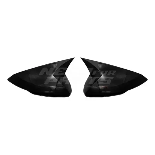 Mirror Covers For Volkswagen Polo 6 (Hatchback) – Sport Look, Gloss Black