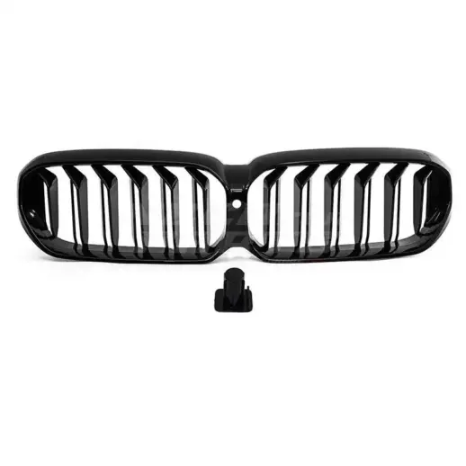 Old To New Double Line Grille For BMW 5 Series G30/G31 Pre-LCI Standard & M Sport & M550d & M550i Only – M Performance Look, Gloss Black