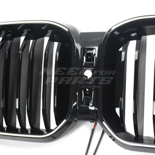 Old To New LED Double Line Grille For BMW X3 G08 (2021-2023) iX3 Only – M Performance Look, Gloss Black