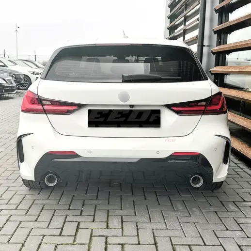 Rear Bumper Canards For BMW 1 Series F40 (2019-2024) M Sport & M135i Only – M Performance Look, Gloss Black