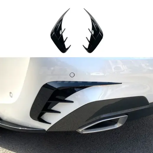 Rear Bumper Canards For BMW 3 Series G20/G21 Pre-LCI M Sport & M340d & M340i Only – Racing Look, Gloss Black