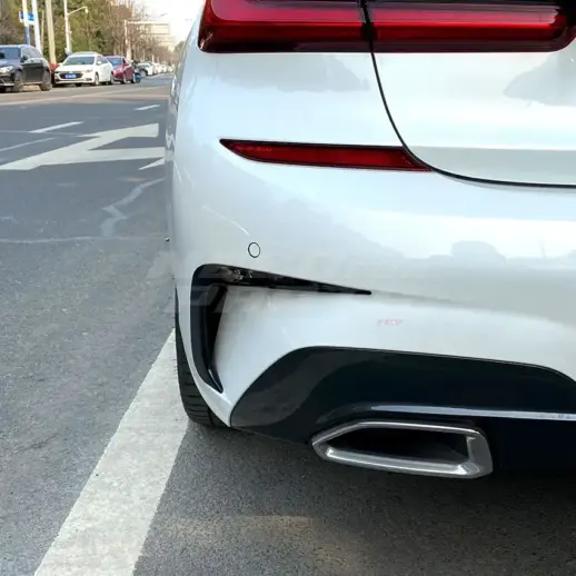 Rear Bumper Canards For BMW 3 Series G20/G21 Pre-LCI M Sport & M340d & M340i Only – Sport Look, Gloss Black