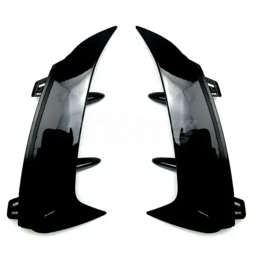 Rear Bumper Canards For Mercedes A Class V177 AMG Line & A35 AMG Only – AMG Look, Gloss Black