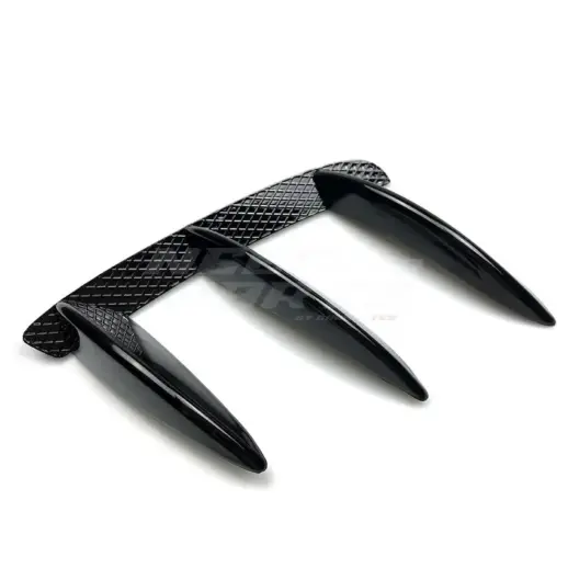Rear Bumper Canards For Mercedes A Class W176 AMG Line Only – Racing Look, Gloss Black