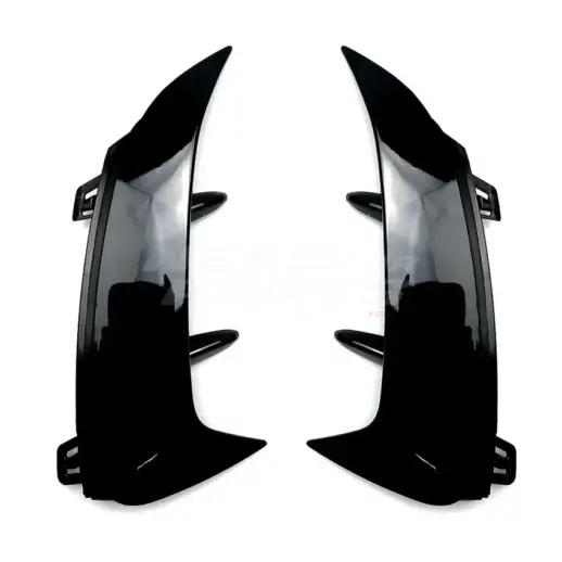 Rear Bumper Canards For Mercedes A Class W177 AMG Line & A45 AMG & A35 AMG Only – AMG Look, Gloss Black