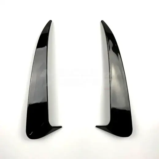 Rear Bumper Canards For Mercedes C Class W205 AMG Line & C43 AMG & C450 AMG & C63 AMG Only – AMG Look, Gloss Black