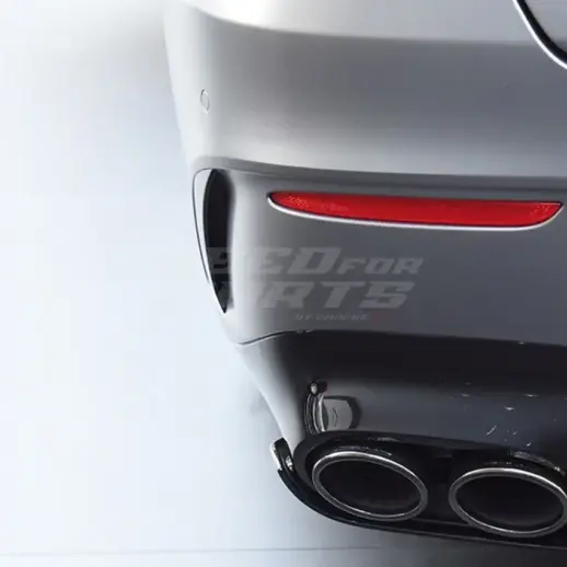 Rear Bumper Canards For Mercedes CLA Class C118/X118 AMG Line & CLA35 AMG & CLA45 AMG Only – AMG Look, Gloss Black