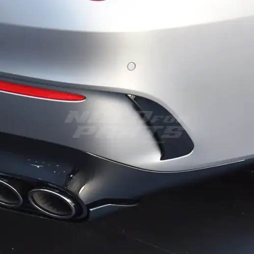 Rear Bumper Canards For Mercedes CLA Class C118/X118 AMG Line & CLA35 AMG & CLA45 AMG Only – AMG Look, Gloss Black