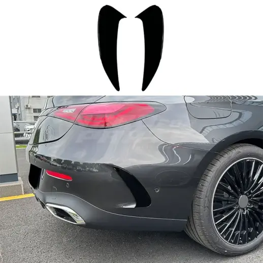 Rear Bumper Canards For Mercedes CLE Class A236/C236 AMG Line Only – AMG Look, Gloss Black